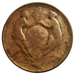1915 Panama Pacific Expo Official Medal,  Hk - 400,  Sh 18 - 1,  Ppie Token World Fair