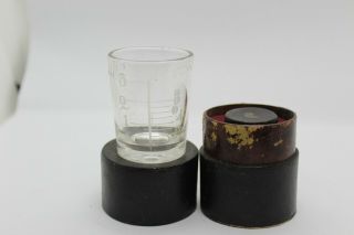 Antique,  Medicine Glass & Minim Measure C.  1900 - 1930,  Apothecary,  Pharmacy