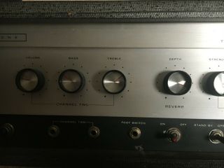 Vintage 1960s Sears Silvertone Model 1484 Tube Guitar Music Amplifier Amp