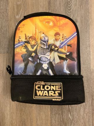 Star Wars The Clone Wars Soft Sided Lunch Box - No Thermos.