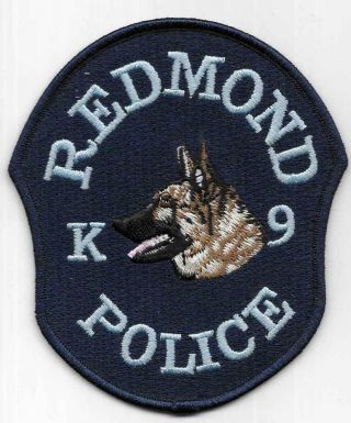 Redmond Police K - 9 Shoulder Patch Washington State