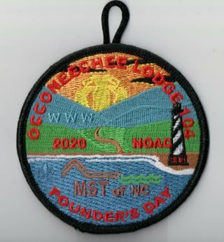2020 Noac Occoneechee Lodge National Order Of The Arrow Founders Day Patch