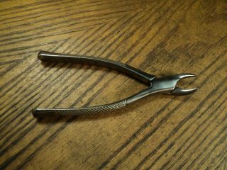 Vintage White Dental Extractor Pliers Tool No.  101 - 5 - 11/16 " Hobbies & Crafts