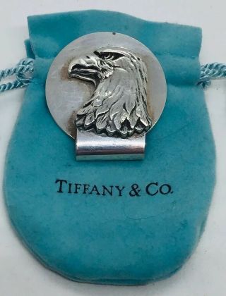 Tiffany & Co.  Vintage Authentic Sterling Silver Eagle Money Clip