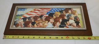 Norman Rockwell America,  Limited Edition Porcelain Tile Plaque,  1979 3