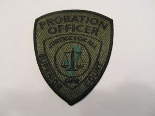 Us Guam Probation Officer Patch Subdued