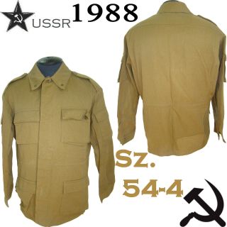 Very Rar Sz.  54 - 4 Cotton Afganka Soviet Sand Camo Field Jacket Afghanka 1988