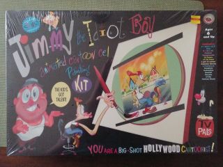 Jimmy The Idiot Boy Animated Cartoon Cel Painting Kit 1990s