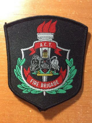 Australia Patch Fire Rescue Brigade A.  C.  T.  -