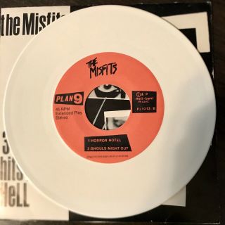 MISFITS 3 Hits From Hell 7” - white 1/400 vinyl signed 2