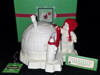 Snowbabies Stocking Was Hung By The Igloo With Care Dept 56 Snow Babies