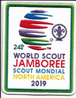 Boy Scout 2019 World Jamboree Felt Back Patch