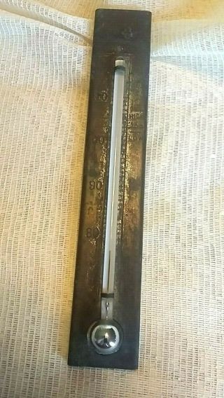 Antique Incubator Thermometer A Reinhard Optician 7 1/4 Inches