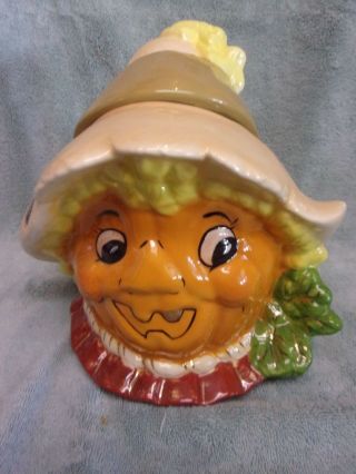 Limited Edition Scarecrow Cookie Jar By Corl 