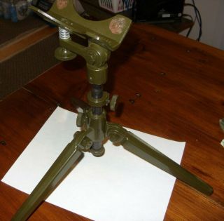 Us Army M15 Green Tripod With M42a1 Carrying Case 1960 