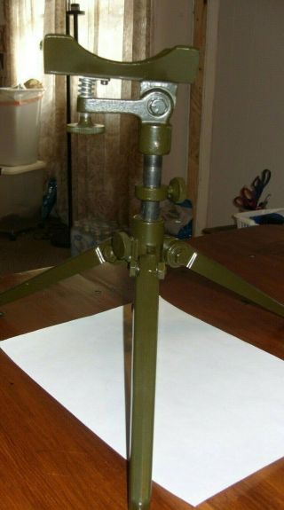 US Army M15 Green Tripod with M42A1 Carrying Case 1960 ' s 1970 ' s 3