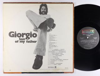 Giorgio Moroder - Son Of My Father LP - ABC - Dunhill VG, 2