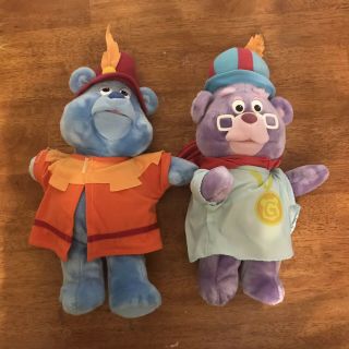 Disney Gummi Bears Plush Stuffed Animals Complete Set 80s Toys Retro 2