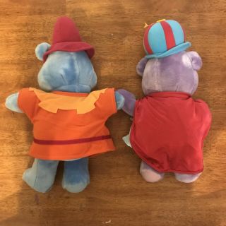 Disney Gummi Bears Plush Stuffed Animals Complete Set 80s Toys Retro 3