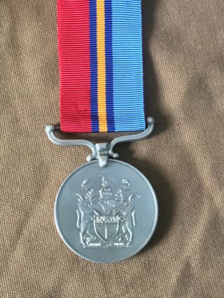 Rhodesian Army General Service Medal Named And Numbered