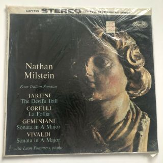Lp Nathan Milstein Four Italian Sonatas Capitol Sp8481