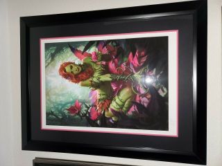 Sideshow Fine Art Print Poison Ivy Framed Edition
