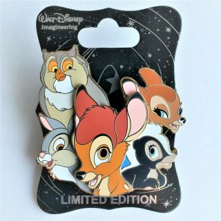 Disney D23 Wdi Bambi Character Cluster Le 250 Pin 2017