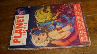 Planet Stories Pulp: July 1952,  Philip K Dick,  Vg