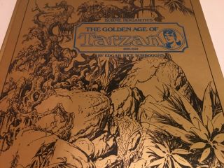 Golden Age Of Tarzan Signed By Burne Hogarth Hc/slipcased 1939 - 42 Color Sundays