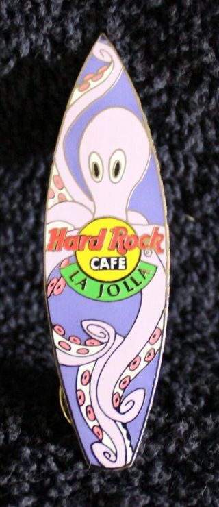 Hard Rock Cafe Pin - La Jolla 1999 Surfboard Series Octopus