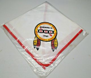 1961 National Order Of The Arrow Conference Neckerchief Noac 46th Indiana
