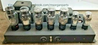 Vintage Hammond 2a3 Amplifier With Tubes - Field Coil - Western Electric Era (f)