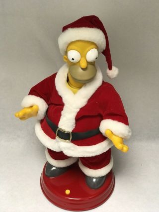 Homer Simpson " Singing Dancing Santa Claus " Father Christmas Character