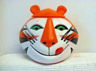 Vintage Tony The Tiger Kelloggs Frosted Flakes 1968 Plastic Cookie Jar