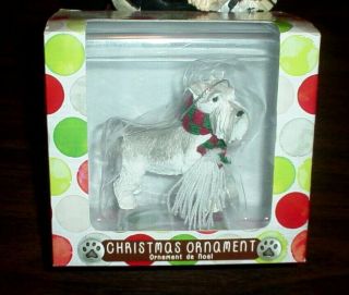 Sandicast Schnauzer Dog Christmas Ornament