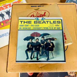 THE BEATLES 4 BY 4 / 4 BY THE BEATLES US ORIG ' 65 CAPITOL MONO EP R - 5365 2