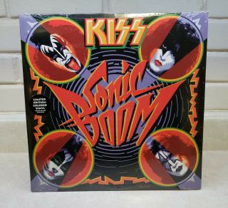 Kiss Sonic Boom Vinyl Record Black Limited Edition 2010,  Poster