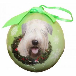 Soft Coated Wheaten Terrier Christmas Ball Ornament 41