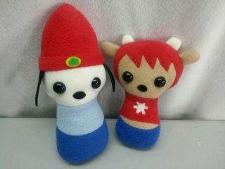 Parappa The Rapper And Umjammer Lammy Handmade Plush Stuffed Animal Toys
