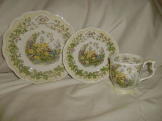 Royal Doulton Brambly Hedge Spring 2 Plates And A Mug
