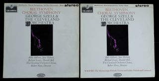 Beethoven: Symphony No.  9 - George Szell Columbia SAX 2512 / 2513 ED1 2LP 2