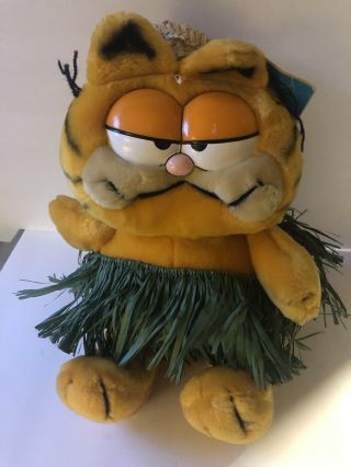 Vintage Rare 1978 Garfield Plush With Tag