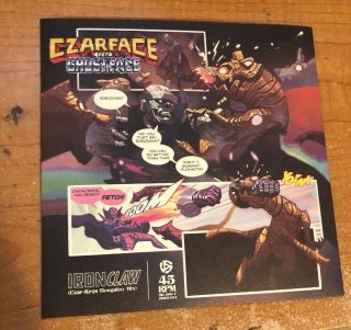 Czarface Iron Claw Remix 45 7” Ghostface Wu Tang 7l Esoteric 300 Made Rare Orig