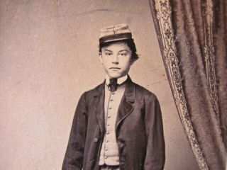 Young Springfield Ohio Civil War Soldier Cdv Photograph