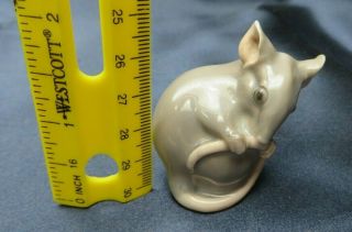 Bing & Grondahl (b&g) Mini Gray Mouse Ceramic Figurine 1801
