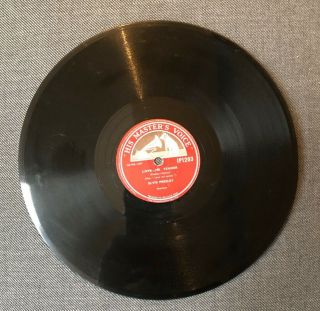 Elvis Presley Love Me Tender 78 Rpm Hmv Red Label Irish Pressng 1956 Shellac 10 "