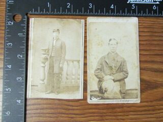 Possible Hampshire Civil War Soldier Cdv Photographs