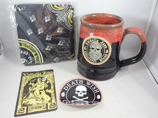 Death Wish Coffee Mug Deneen Pottery 2018 Valhalla Java Odinforce Blend