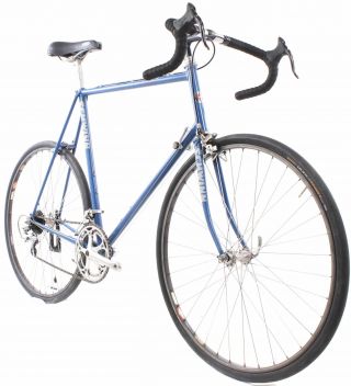 Vintage Schwinn Tempo 61cm Lugged Steel Road Bike Blue 2x6 Speed Shimano 2