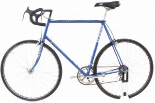 Vintage Schwinn Tempo 61cm Lugged Steel Road Bike Blue 2x6 Speed Shimano 3
